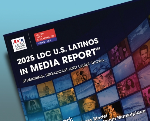 Portada del reporte 2025 LDC U.S. Latinos in Media Report