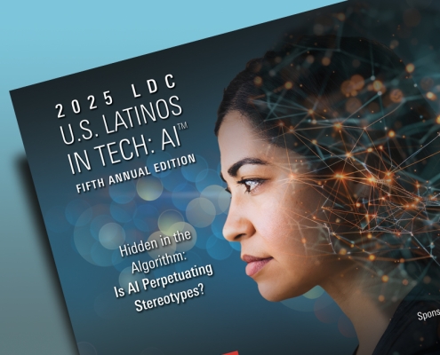 Portada del reporte 2025 LDC U.S. Latinos in Tech: AI